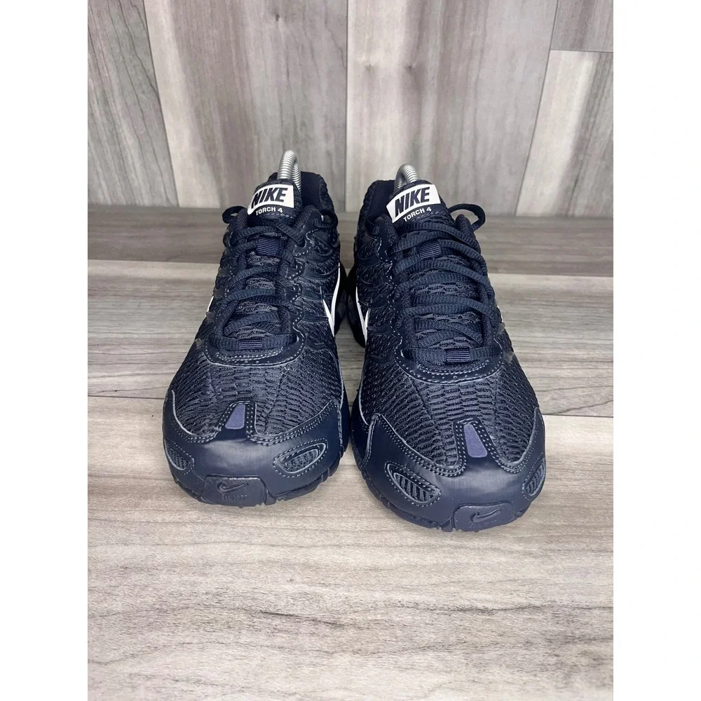 Nike Air Max Torch 4 Running Shoes Mens 7.5 Navy Blue 343846-400 Sneakers